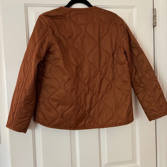 Madewell Rust Quilted coat - Picture 6 of 8